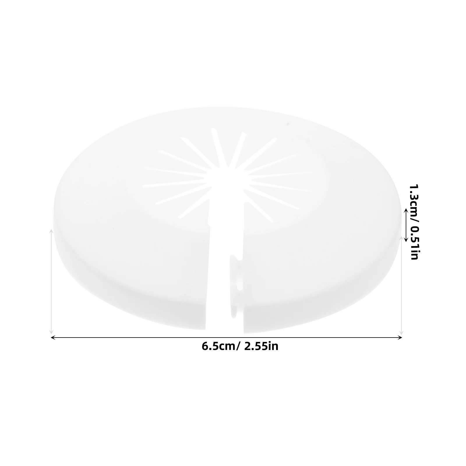10 szt. Dekoracyjne osłony rur, łatwa instalacja, ocynkowane płytki maskujące do instalacji hydraulicznych, ozdobne nakładki na odpływ wodny