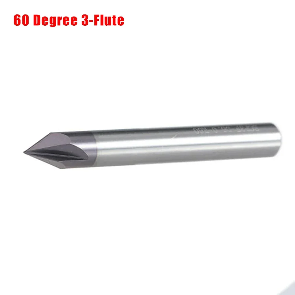 60 Degree Angle Chamfering Tool Precision Engineered Solid Carbide Cutter Designed for Optimal Performance in CNC Work