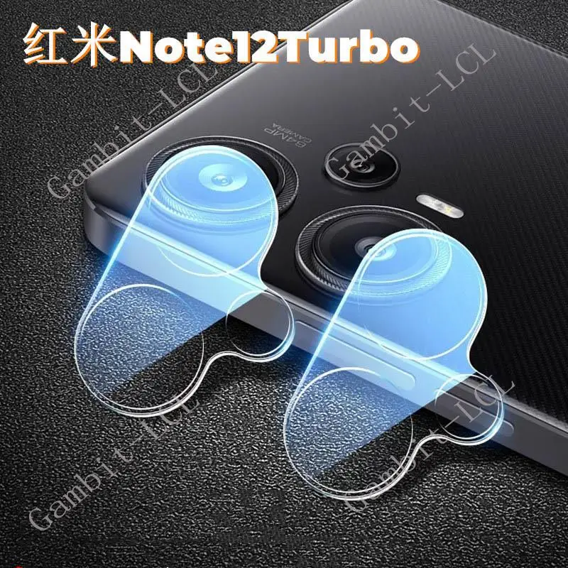 2PCS-5PCS 9H 3D Tempered Glass For Xiaomi Redmi Note 12 Turbo 12R 12S 12T Pro Note12 Pro+ Plus Camera Lens Protector Cover Film