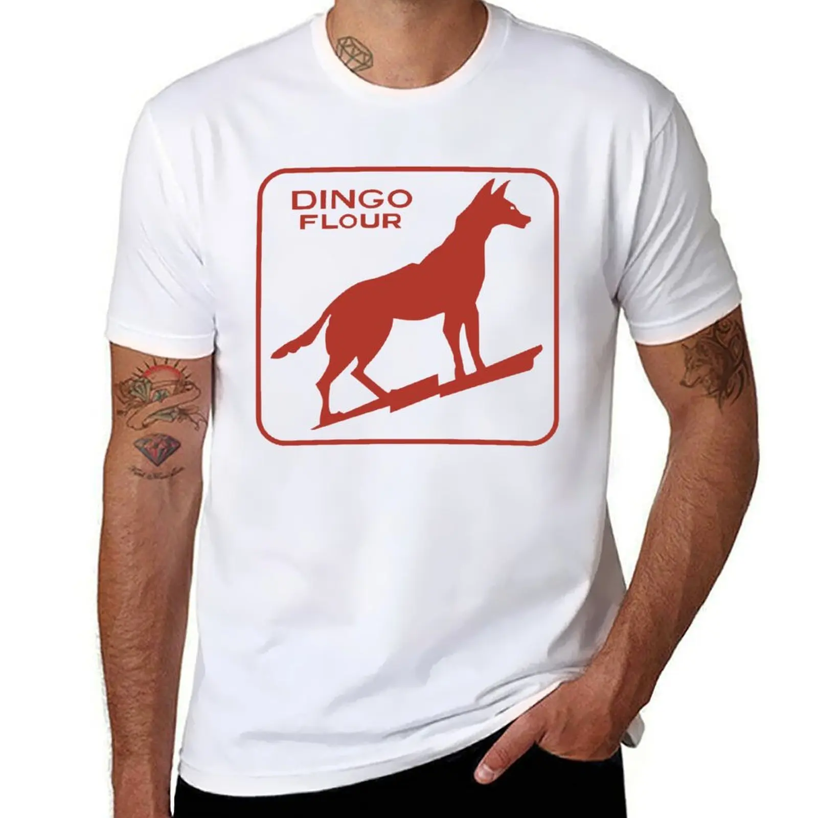 

Dingo flour fremantle T-Shirt t shirt man designer cotton t shirts man 100% T-Shirt