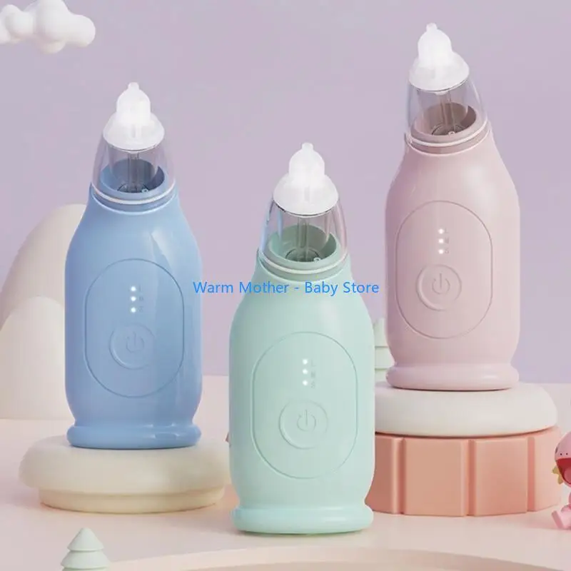 

Rechargeable Nose Aspirator Electric Nasal Aspirator Baby Nasal Sucker Toddler Nasal Extractor Automatic Nose Cleaner 57QE