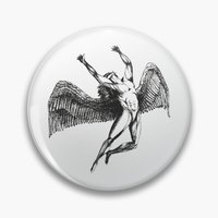 Icarus Led Zepplin  Soft Button Pin Clothes Lover Creative Metal Brooch Fashion Collar Cute Hat Decor Badge Cartoon Gift Funny