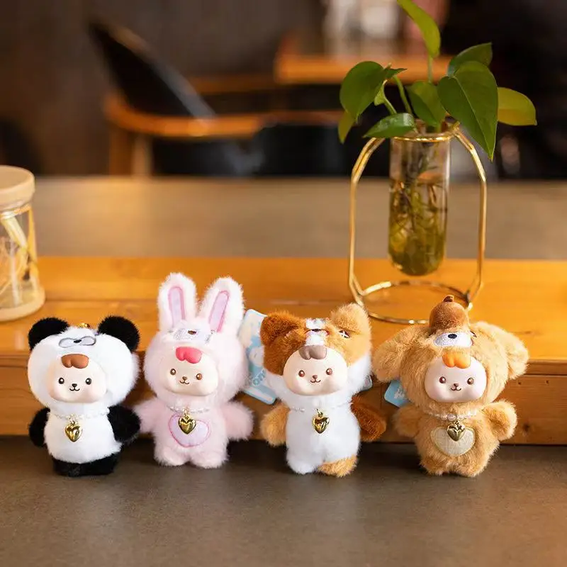 15 cm simulatie liefde schattig huisdier pop gevuld knuffel handgemaakte pop cartoon anime schattig kussen kinderverjaardagscadeau leuke pop