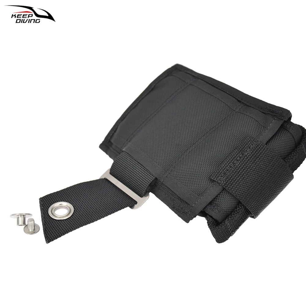 الغوص BCD 8LBS الوزن حقيبة الغوص اللوحة الخلفية حقيبة التخزين حزام الوزن جيب الرصاص مع الجيب الداخلي الملحقات المهنية