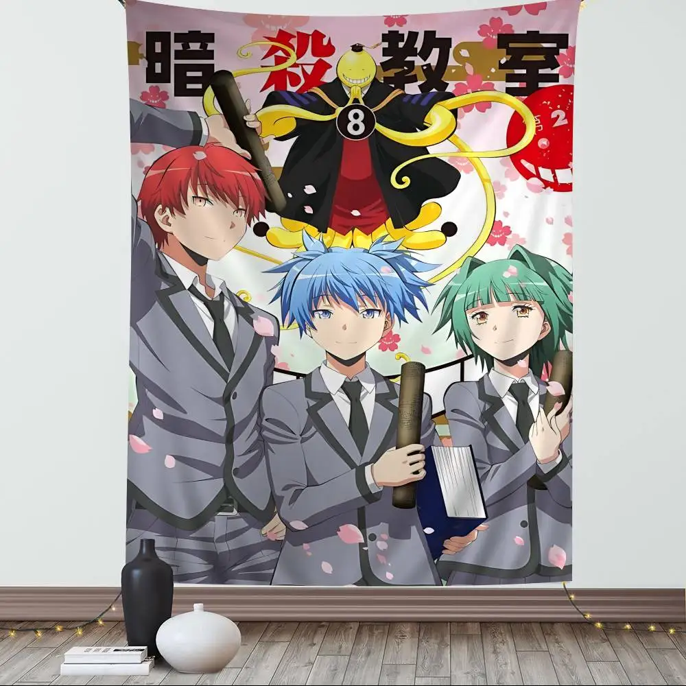 Assassination Classroom Comic Anime Colorful Tapestry Wall Hanging Cheap Hippie Wall Hanging Bohemian Mandala Hanging Sheets
