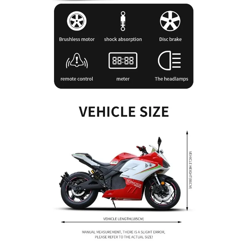 Zuimi High-end High-Performance 5000W Motor 72V Electric Motorcycle For Adults Speed 125 Km/h 10000W 8000W 3000W Can Choose