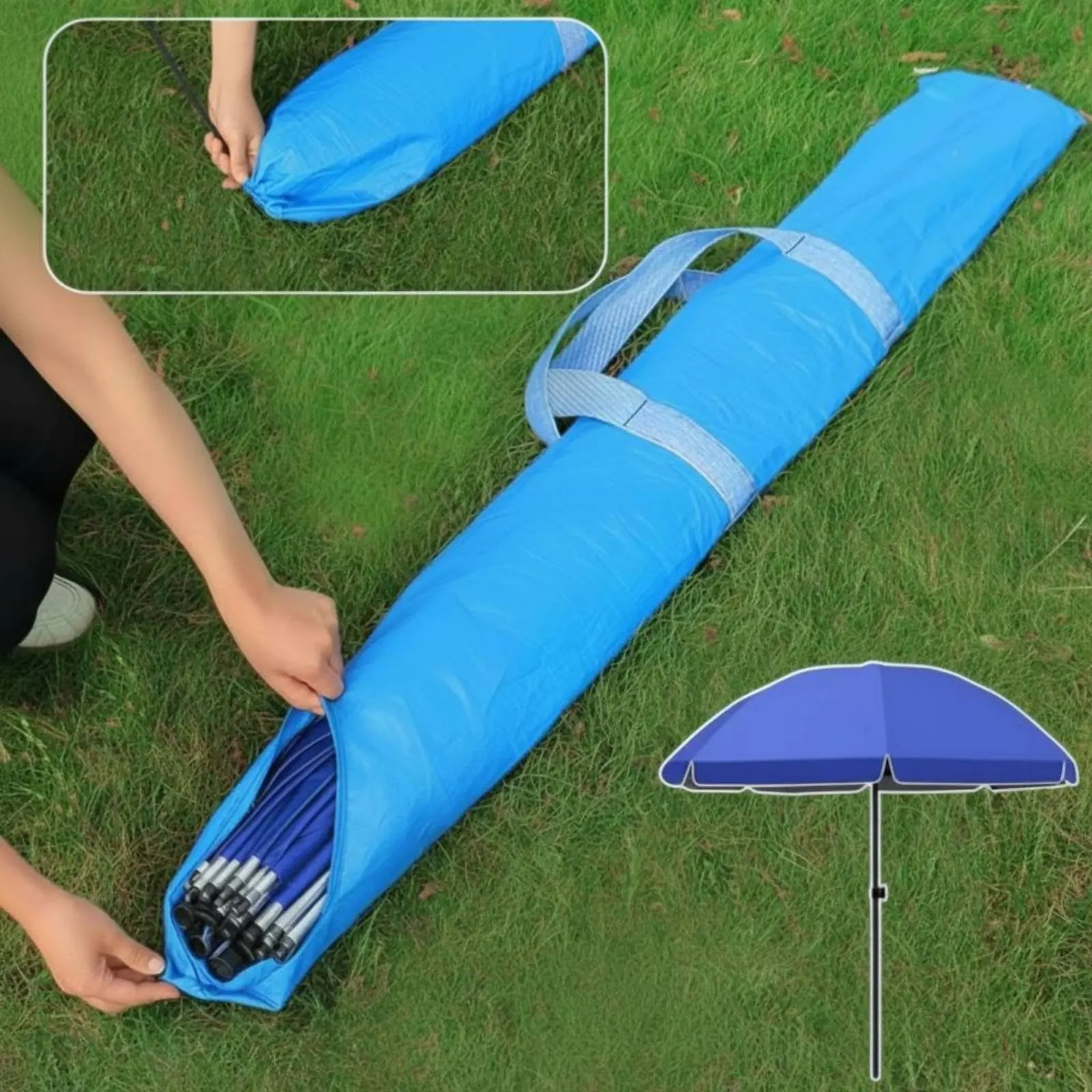 

Folding Tent Bag Waterproof Canopy Carry Bag Thickened Large Capacity for Market Stalls, Events