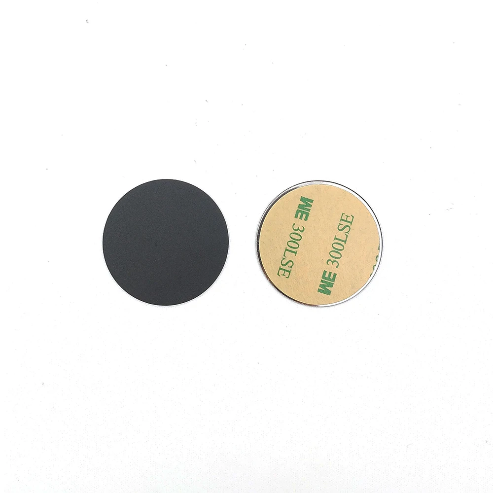 1/3/5pc Thin Metal Plate For Magnetic Car Phone Holder Iron Sheet Sticker Disk For Magnet Phone Stand Mount Round Retangle Black - náhled 6