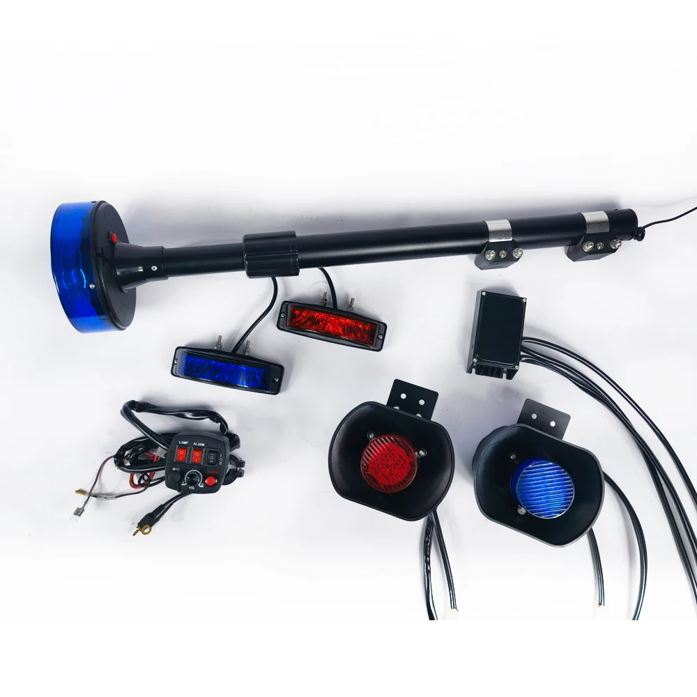 

Star hot-selling motorcycle horn, with sound and light integrated main and auxiliary microphone speakers