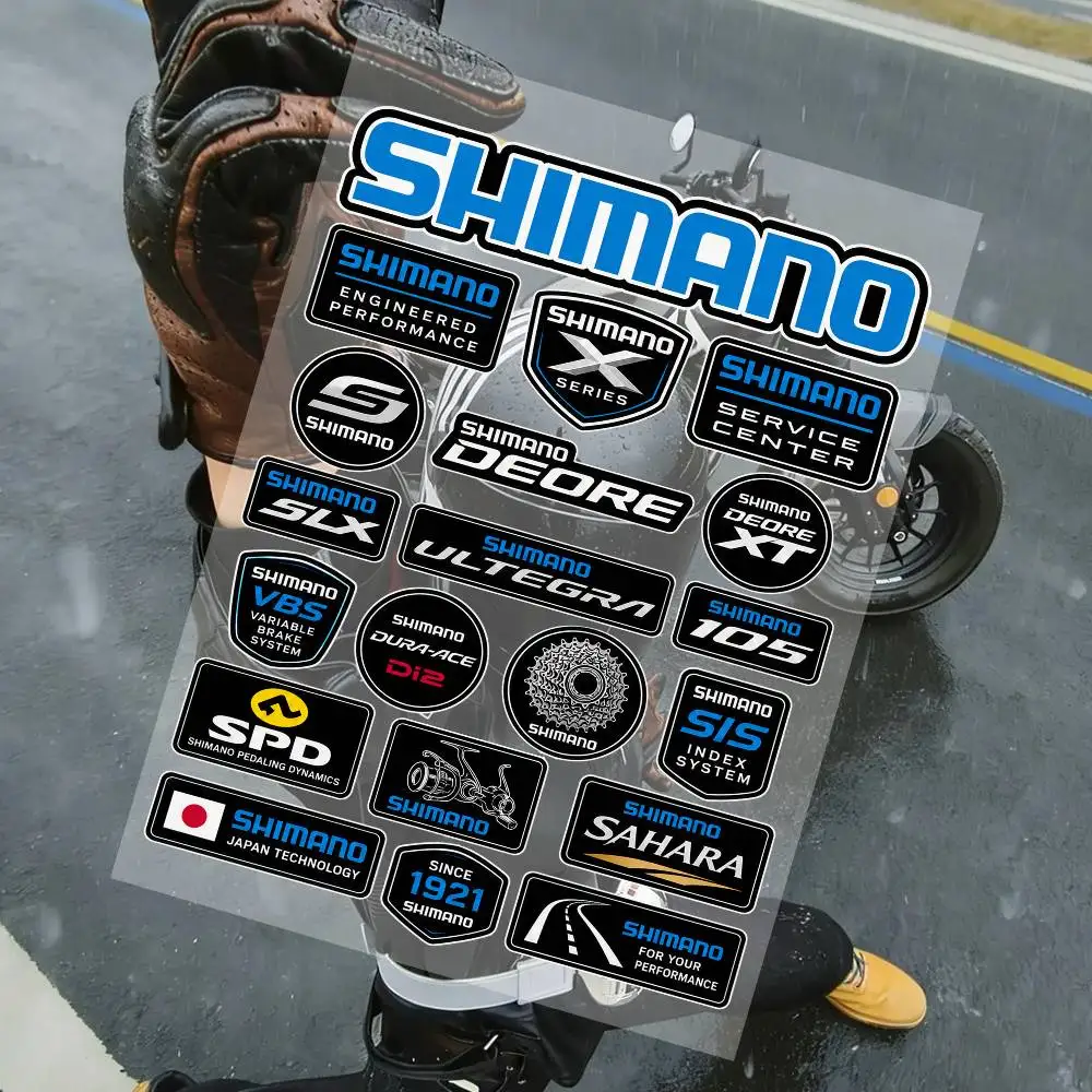Shimano---s Anime Character Stickers Set Waterproof Vinyl Decals For Laptop Phone Case Water Bottle Helmet Skateboard Notebook