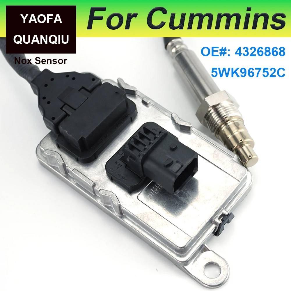 4326868 4326868RX A2C95993600 2139930 1953530 5WK9 6752C 5WK96752C A045S162 NOX Sensor for Cummins DAF Truck Accessories 24V