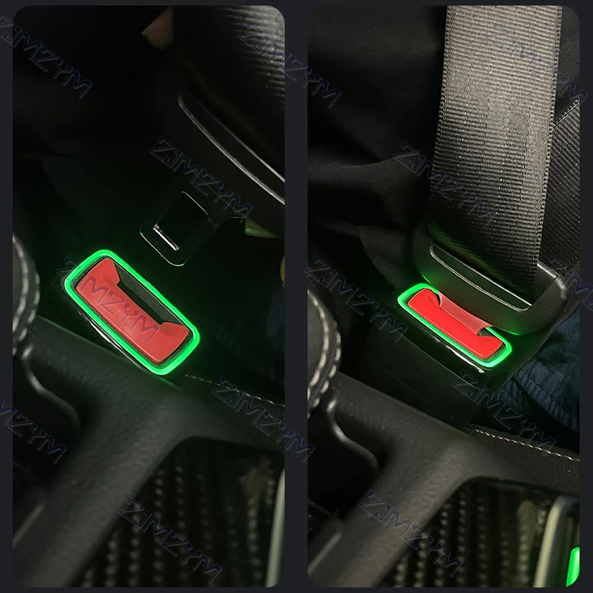 11 Colors Ambient Light For BMW 2 3 4 5 6GT 7 Series i3 i4 X3 X4 X5 X6 LED Seat Belts Safety Buckle Lamp Ambient Light