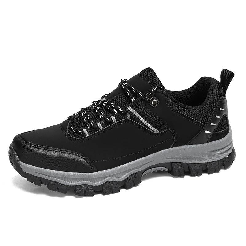

2025 Men Hiking Shoes Sneakers Outdoor Casual Trekking Shoes Rubber Soled Non-slip Trail Travel Shoes Waterproof Climbing Boots