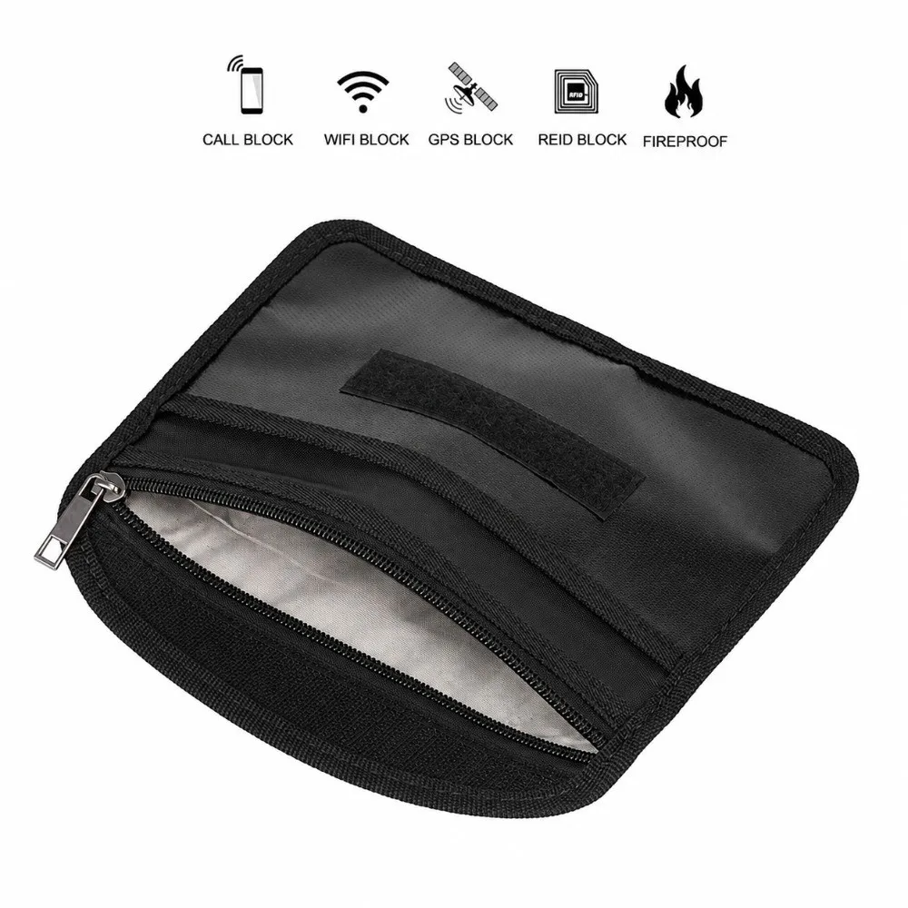 Waterproof Fireproof Storage Bag High Temperature Resistant Mobile Phone Shielding Digital Product Bag Bill Storage