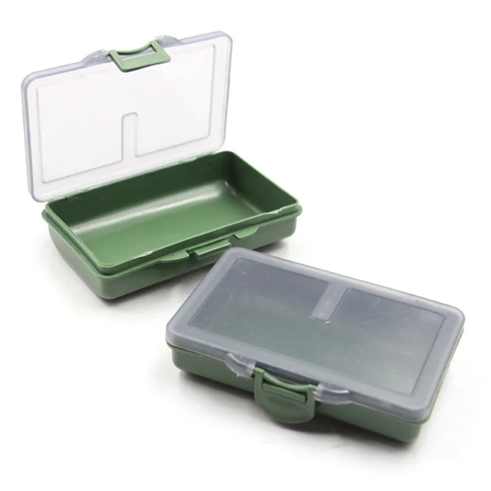 Bait Fishing Box Tackle 105*65*24mm Box Boxes Carp Compartments Fishing Green Storage System Hot Sale Protable