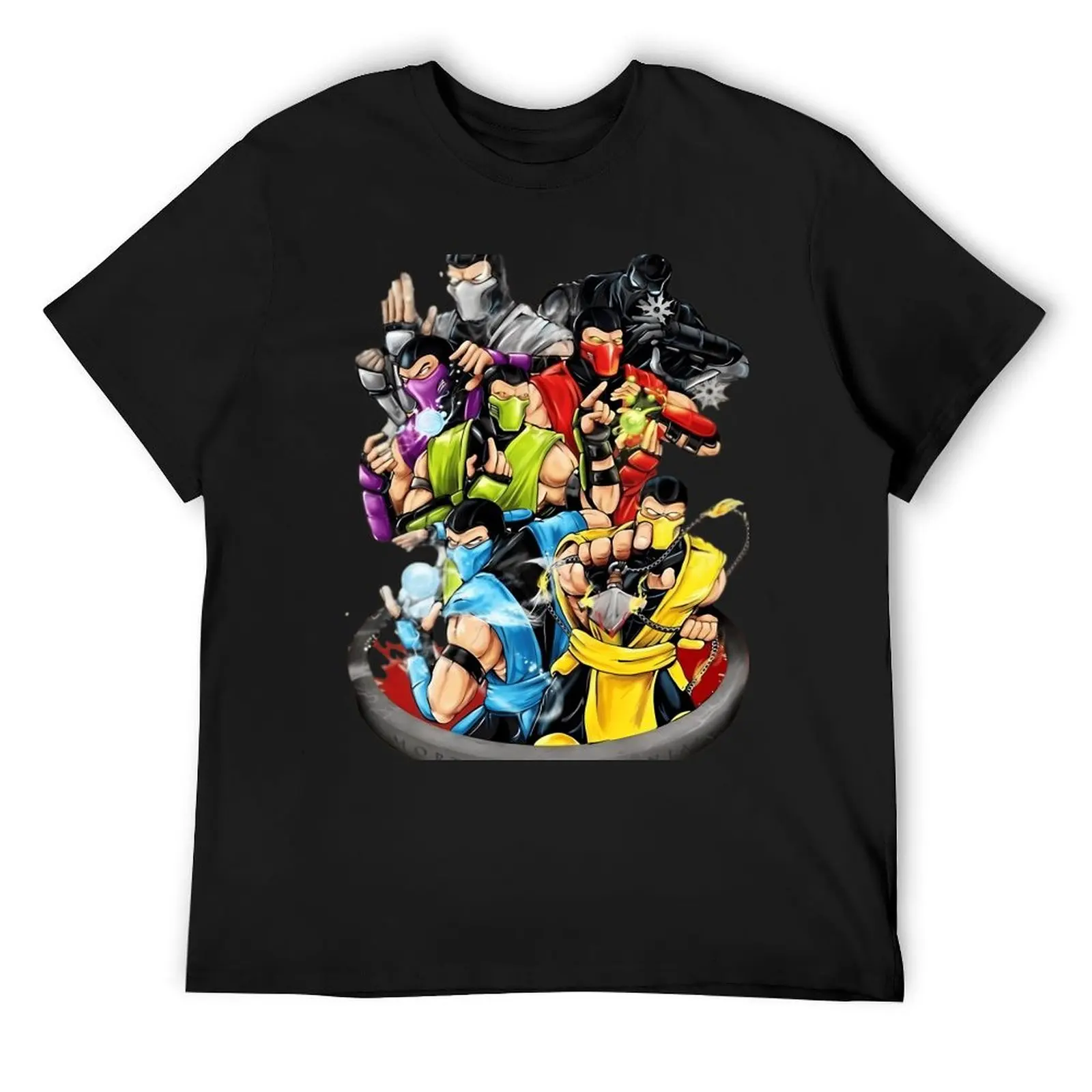 

Mortal Kombat Ninja T-Shirt Anime t-shirt vintage t shirts blanks blue archive shirts graphic tee men
