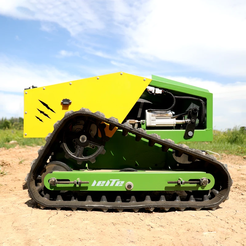 Robot cortacésped eléctrico autopropulsado, tractor de control remoto de gas, quitanieves con hoja personalizable