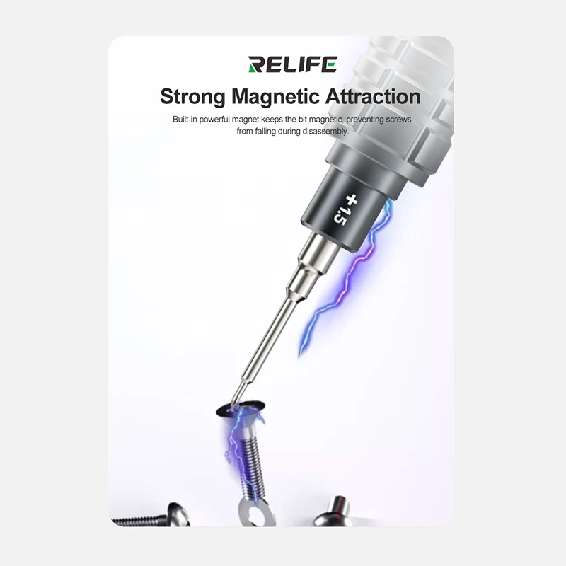 RELIFE RL-730 Steel King Classic Series Screwdriver Strong Magnetic Attraction for Mobile Phone Disassembly Screwdriver