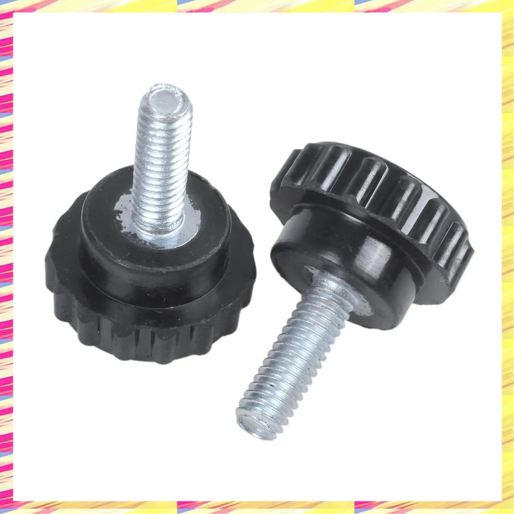 

ABJJ 12 шт. M4X10 Винт с накатанной головкой и накатанной головкой Ручки Винт с накатанной головкой