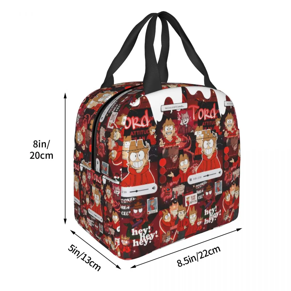 Eddsworld Insulated Lunch Bag for Women Children Portable Food Boxes Thermal Lunch Box Tote