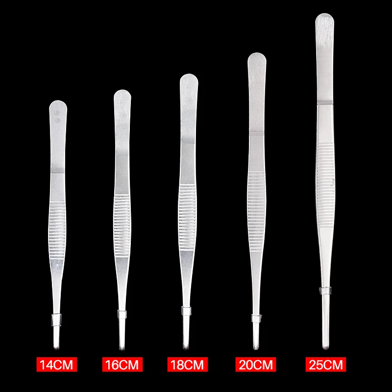 Animal Veterinary Tweezers Surgical Home Heat Resistant Medical Stainless Steel Tweezers kit Forceps Extraction Hemostat