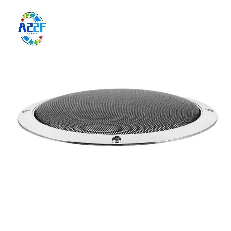 A22F-8-Inch Electroplated Grille Speaker Decoration Net Car Audio Accessories Replacement Speaker Grille Speaker Enclosure