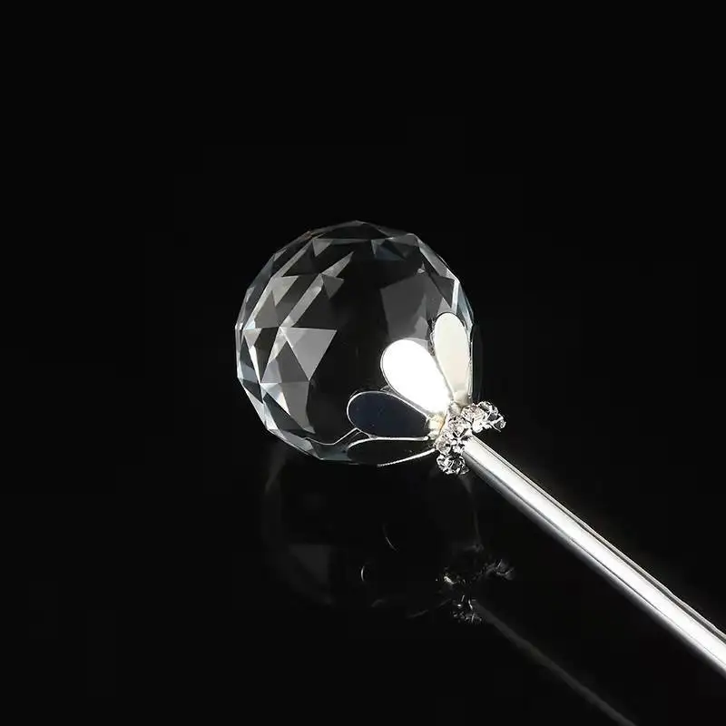 Goddess Pageant Props Crystal Ball Scepter Magic Fairy Wand Cane Fairy Cosplay Stage Props