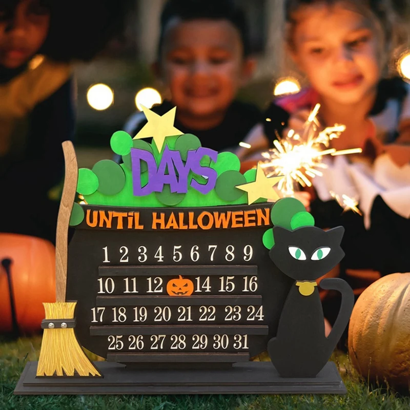 Halloween Advents Calendar Countdown Halloween Coffin Calendar Halloween House Shaped Countdown Calendar Bat Durable