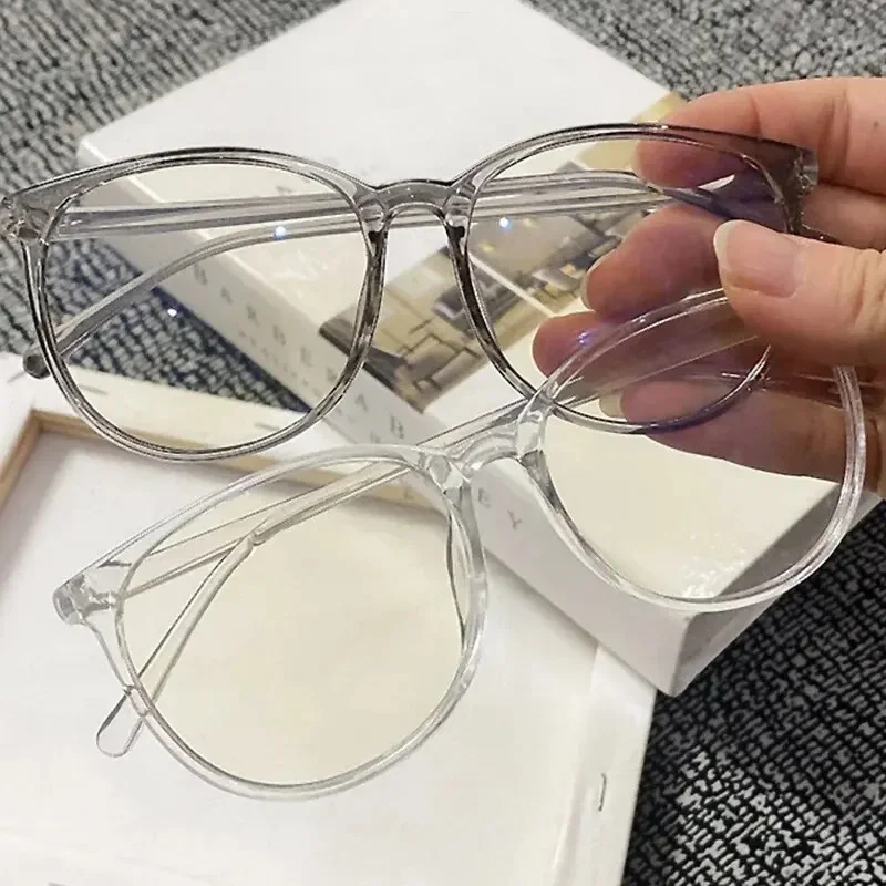 Gafas de bloqueo de luz azul para mujeres y hombres, lentes transparentes antirradiación, lentes reemplazables, moda