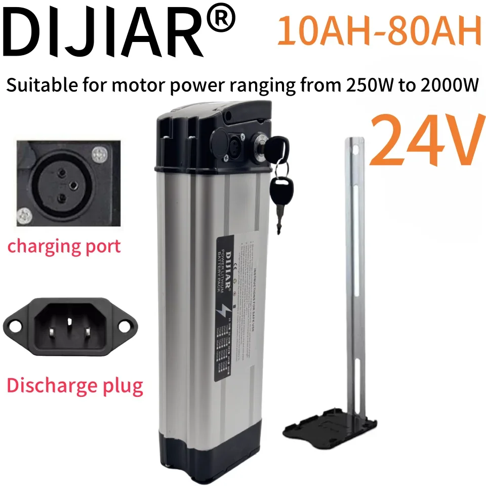 

Air fast transportation New Full Capacity Power 18650 Lithium Battery 24V10ah-80ahBattery pack Suitable for Silver Fish 80-2000W