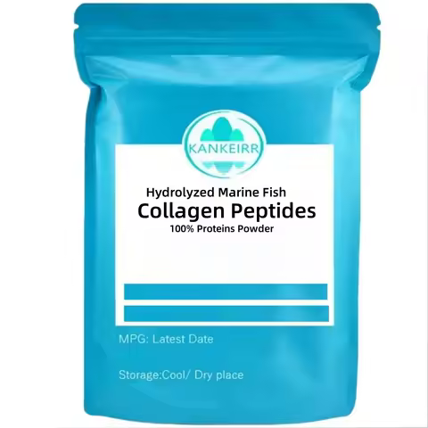 Global Customized Hydrolyzed Marine Fish Collagen Peptides Powder, Inner Pack Double Deck Plastic Bags for Fast Distributors