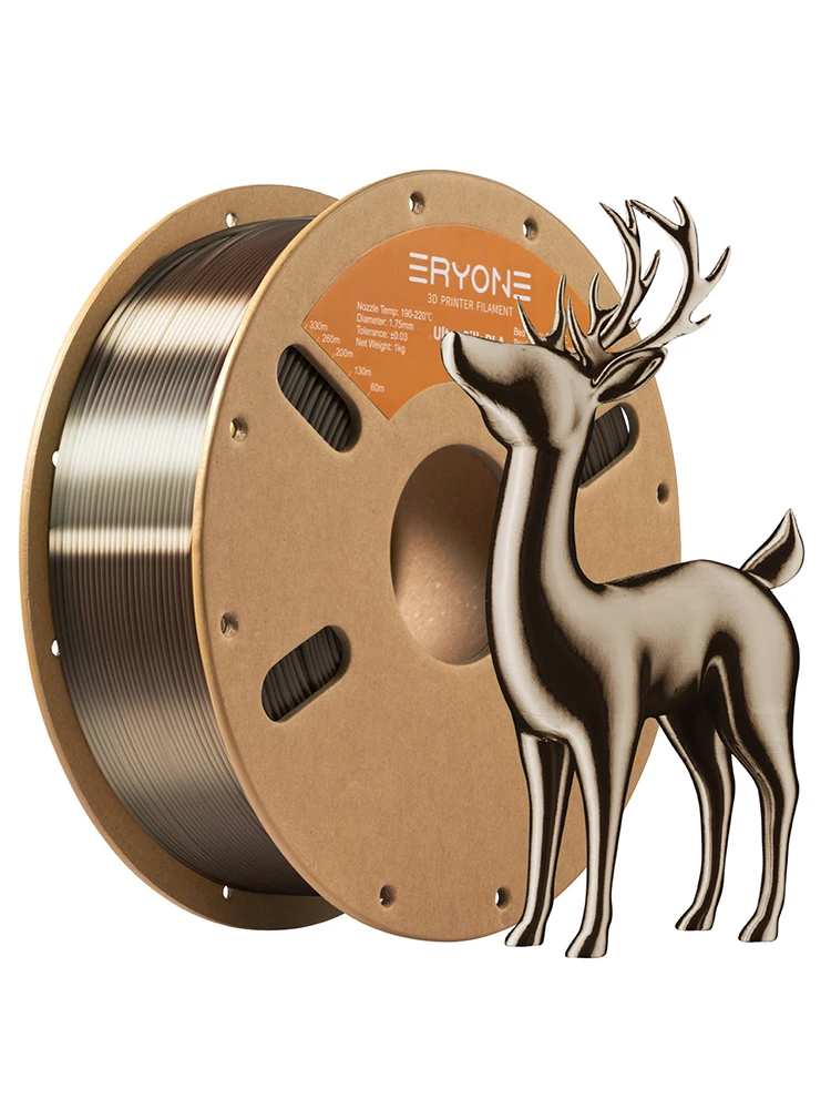 Eryone Promotie Nieuwe Collectie Ultra SILK PLA Filament 3D Afdrukken 1/3/5/10KG 1.75mm Voor 3D Printer Hoge Kwaliteit Snelle levering - afbeelding 2