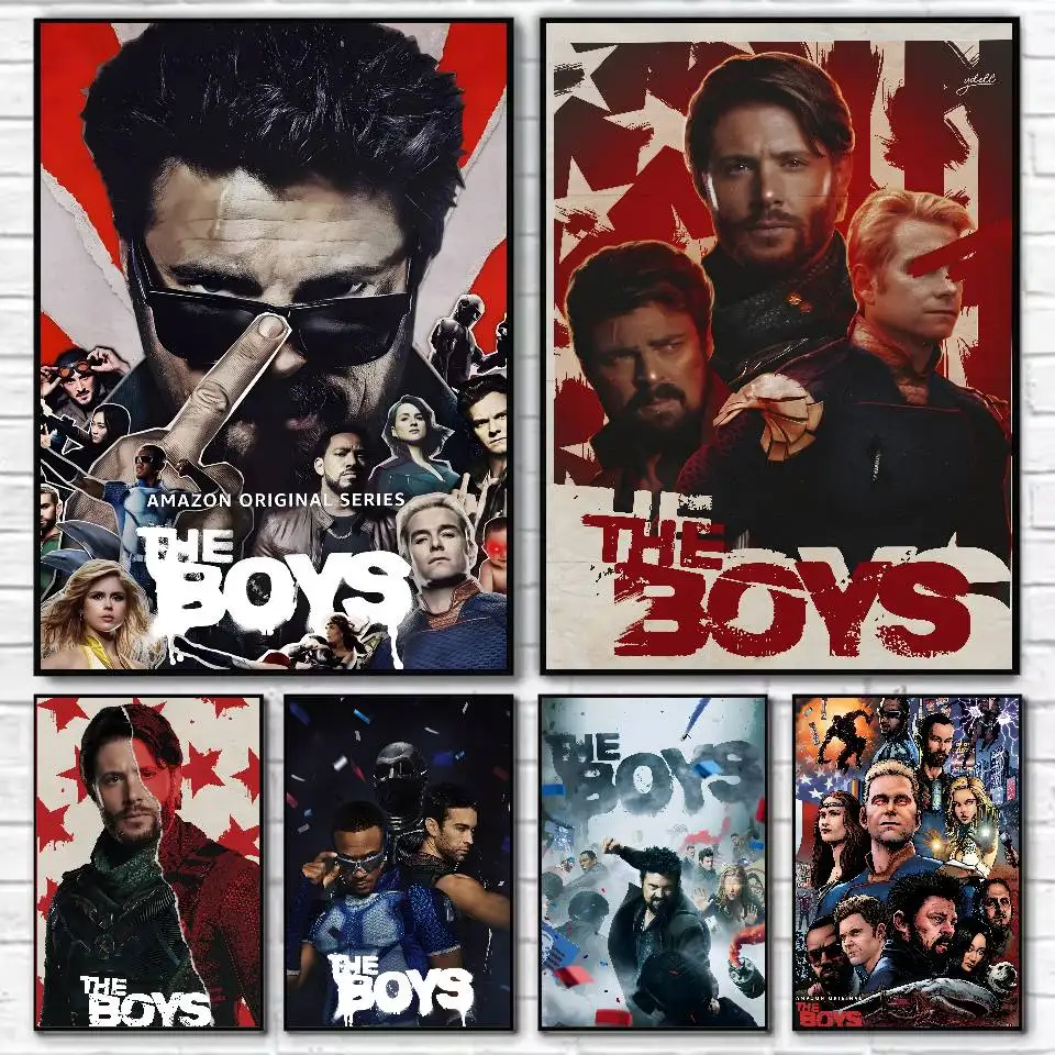 المسلسل التلفزيوني T-The Boys ملصق HD ديكور المنزل لزجة جدار مقاوم للماء غرفة المعيشة المنزلي بار ديكور جمالي