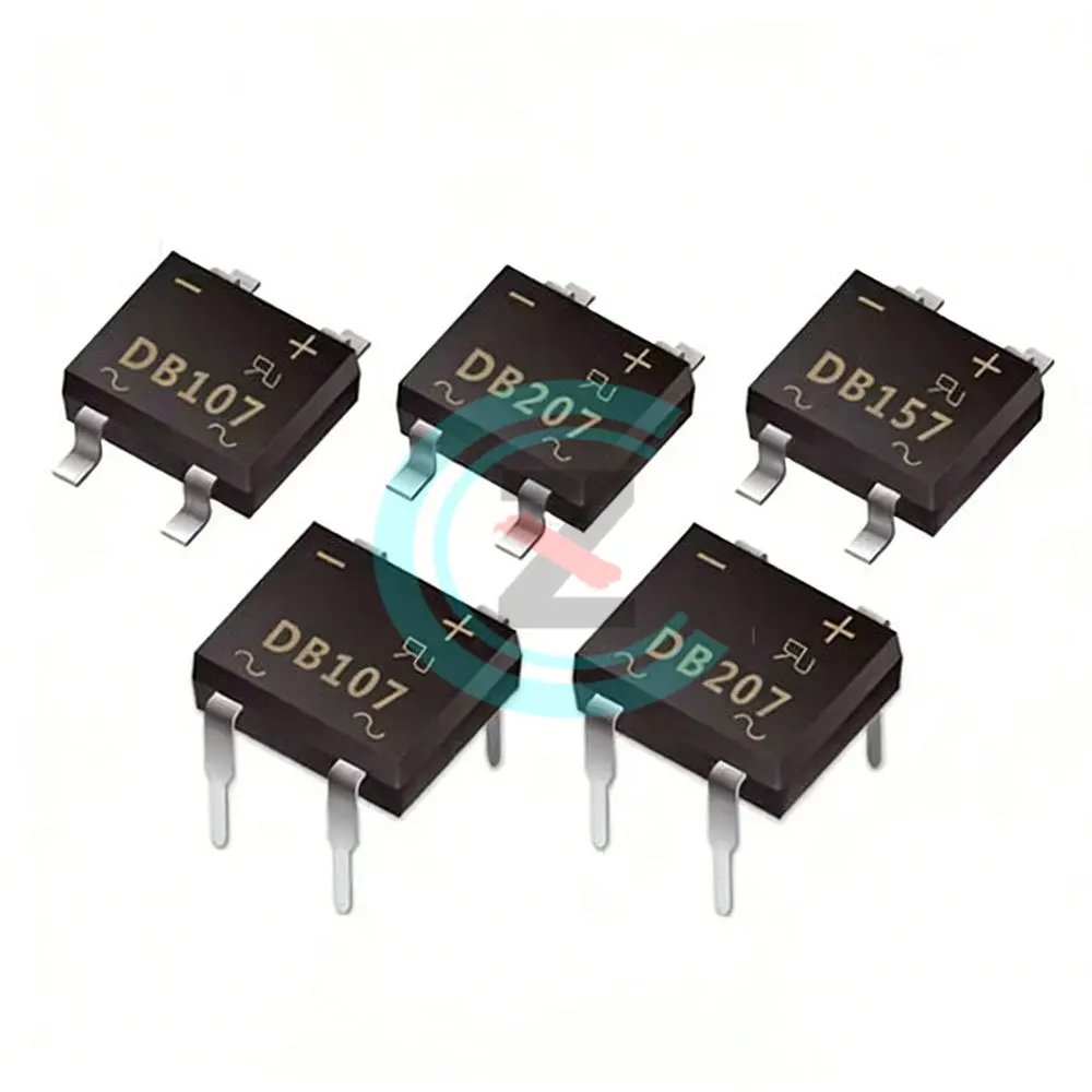 20PCS DB207 DIP-4 Bridge Rectifiers 1000V 2A DB104 157 DB107 207S DB107S DF06S DF10S DB307S DF08 DF1510S SOP-4 Chipset PUMUDDSY