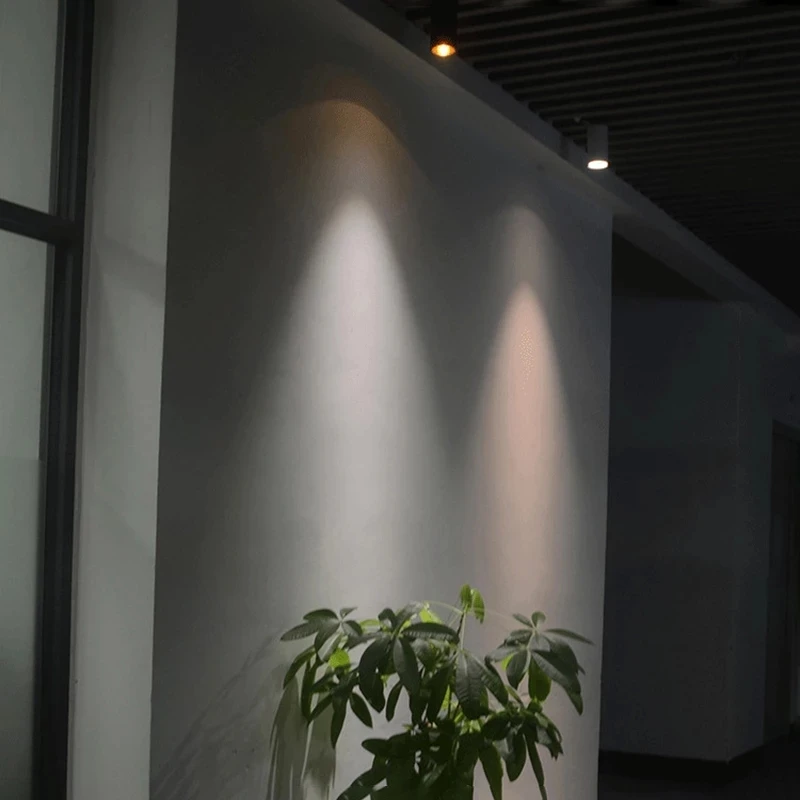 سطح شنت أسطواني LED COB النازل الذهب عاكس 7 واط 9 واط 12 واط 15 واط LED لمبات السقف مصباح بقعة ضوء LED النازل #5