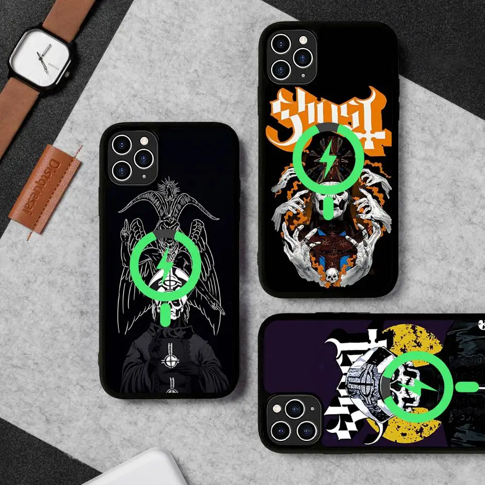 

Doom Metal Popular Band G-Ghost-T BC Phone Case For IPhone 17 Air 16 15 14 13 12 Pro Max Plus For Magsafe Wireless Charge Cover