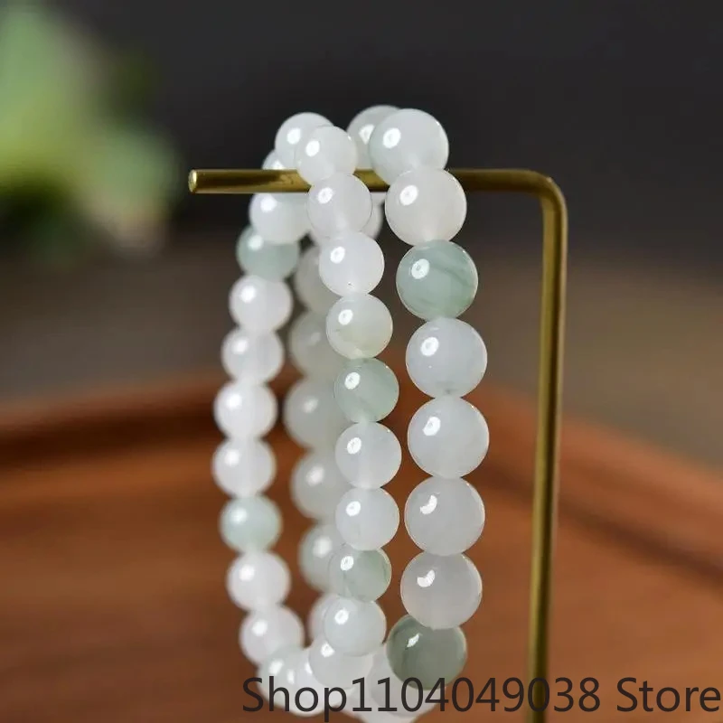 

Grade A Myanmar Jadeite Ice Floating Jade Bracelet Men Women Fine Jewelry Genuine Burma Jades Bracelets Natural Stone Bangles
