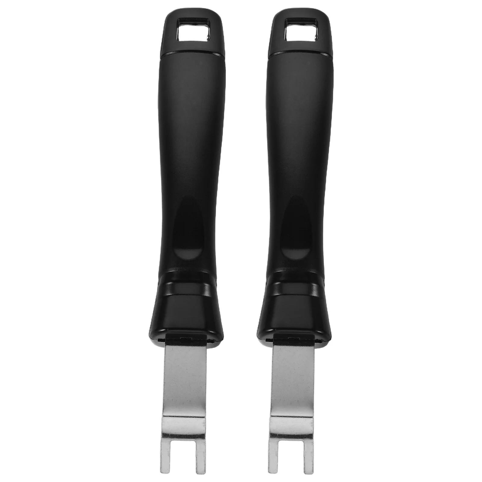 

2Pcs Barbecue Tray Lifter Handle Heavy Duty Grill Pan Remover with Sturdy Stainless Steel Construction for Outdoor Cooking