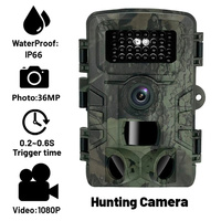 Hunting Trail Camera 36MP 1080P IP66 Waterproof PIR Infrared Night Vision Wildlife Cam Surveillance Tracking Monitor Mini Camera