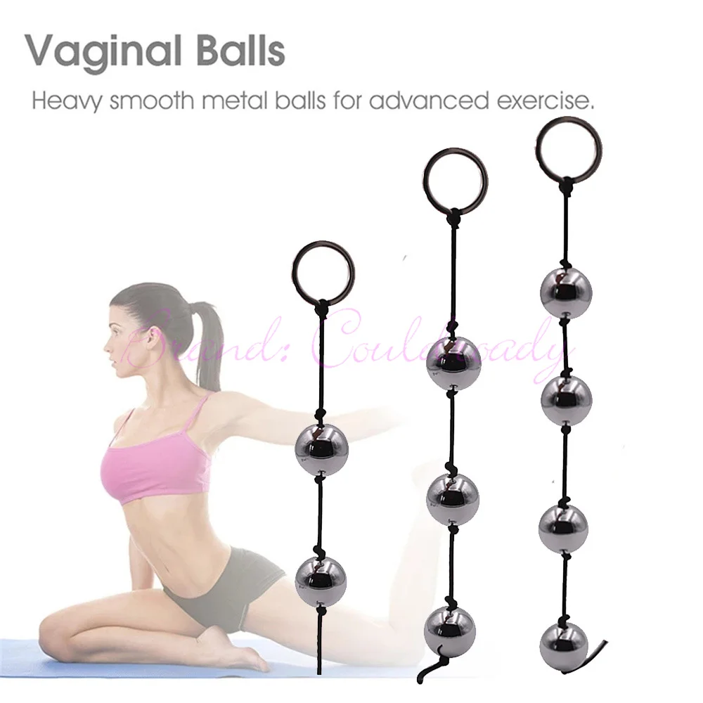 Erotic Weighted Vaginal Ball Chinese Geisha Kegel Exerciser Metal Ben Wa Eggs Anal Beads Adult Toys for Woman Sex Shop