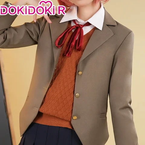 Костюм для косплея Sayori/Natsuki/Yuri/Monika из Doki Doki Literature Club