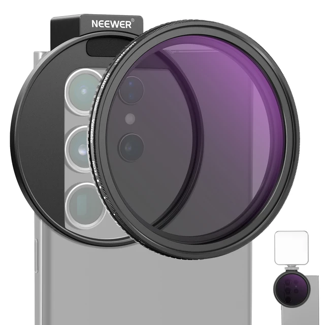 NEEWER Filtro Black Diffusion 1/4 da 55mm con Effetto Cinematografico Sognante Morbido, Ultra Sottile/Idrorepellente/Antigraffio/Vetro Ottico/Rivestimenti Multipli Nano per Video Vlog Foto di Ritratti