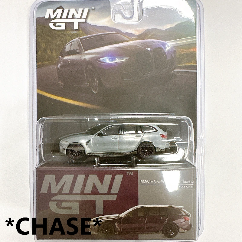 

MINIGT 896 *CHASE* 1:64 G81 M3 Touring Daytona Violet Diecast Model Collection Toys