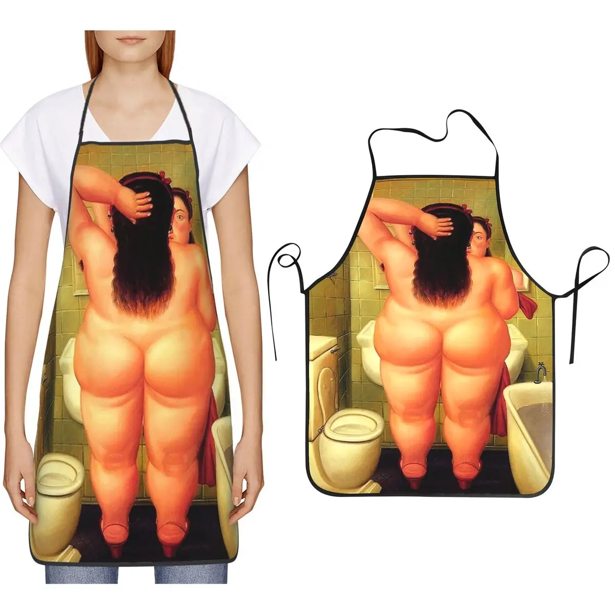 

Фартук для ванны, шеф-повар, приготовление пищи, выпечка, нагрудник без рукавов, кухонный фартук для уборки для женщин и мужчин, садоводство