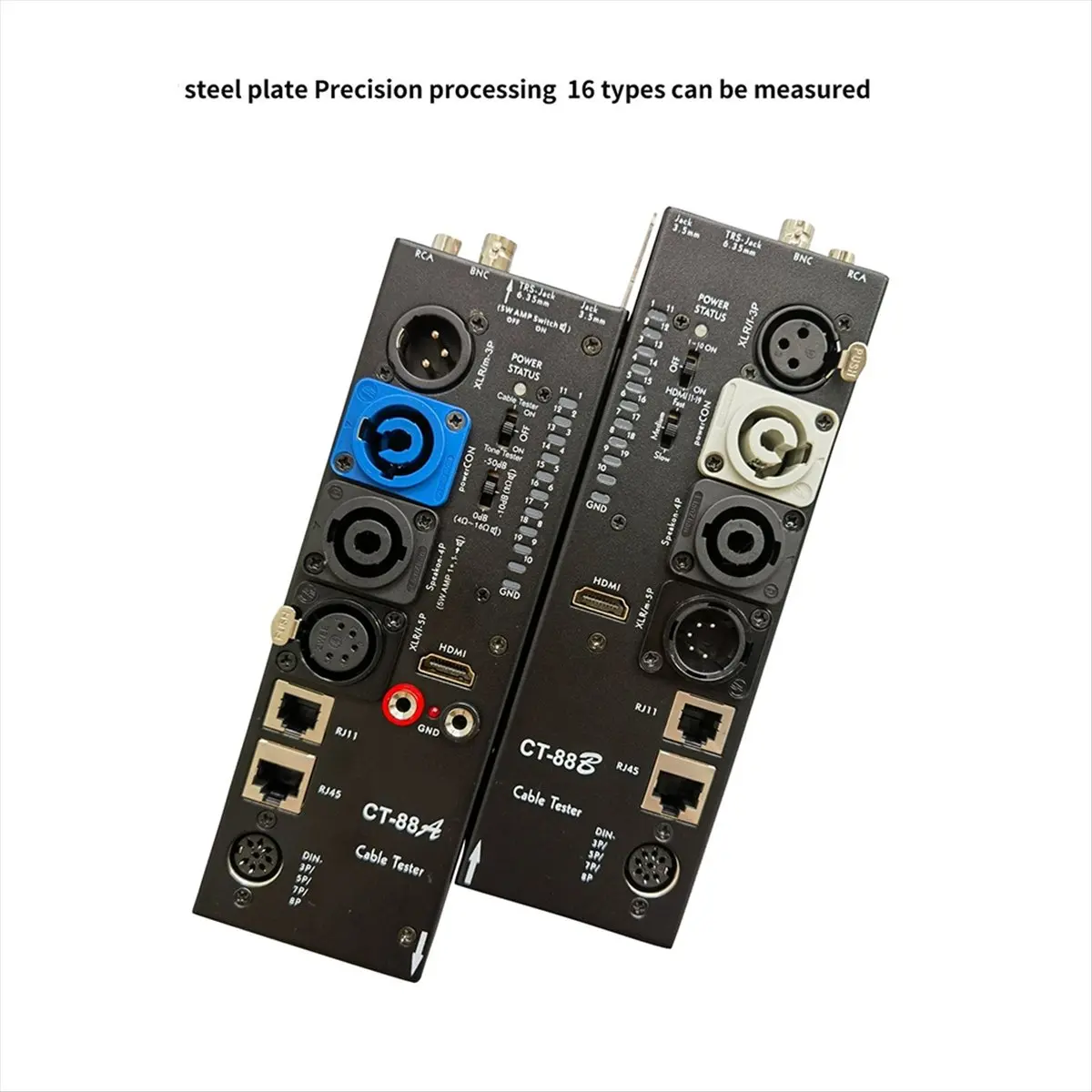 A14G CT-88 Separate Multi-Function Line Meter XLR Signal Line Meter -Compatible Automatic Audio Side Line Meter