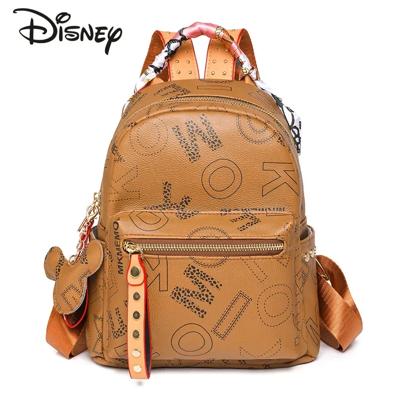 Disney 2025 New Women's Backpack Fashion High Quality Printed Backpack Advanced and Versatile Multifunctional Storage Backpack