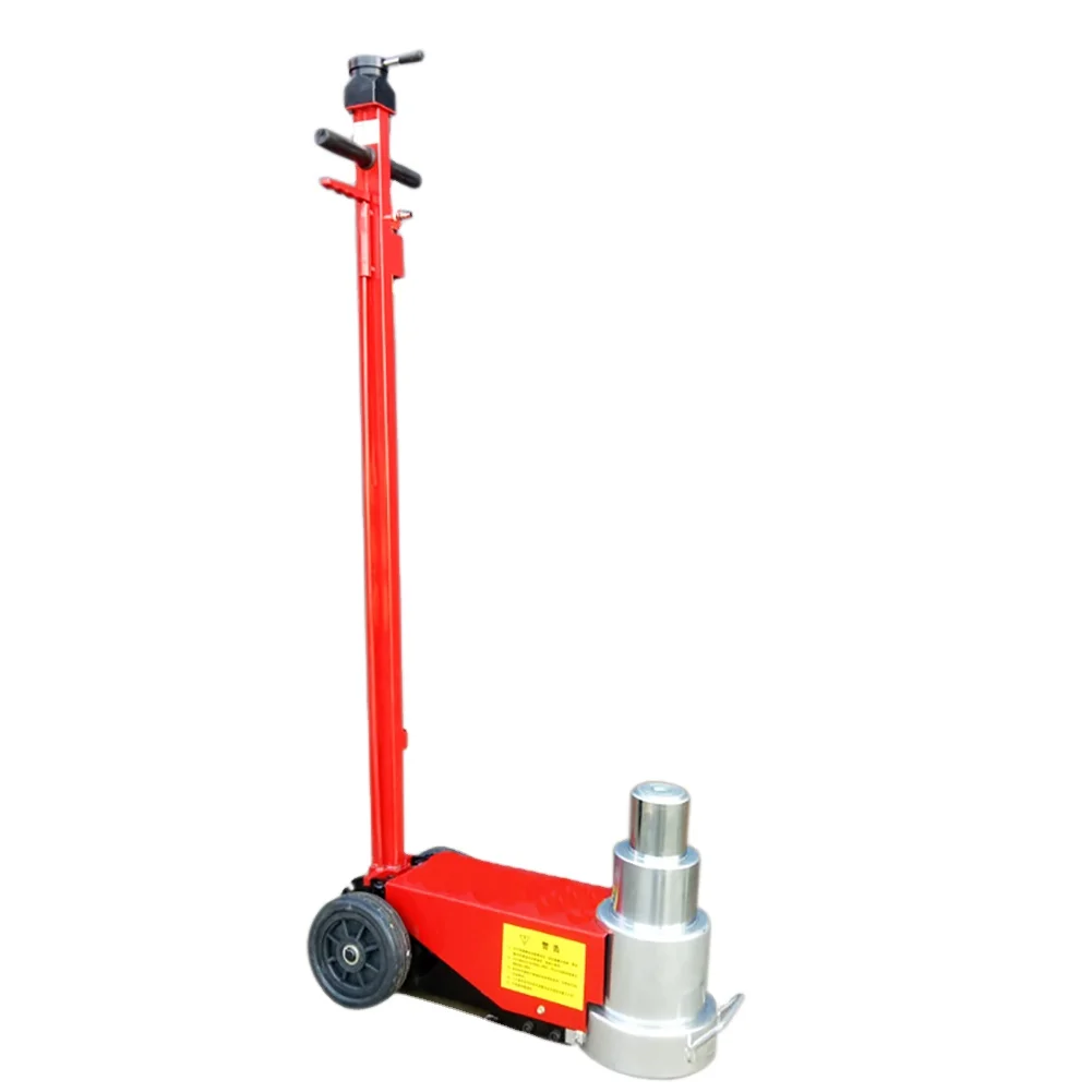 Auto Repair Customized Double-Section Load-Bearing Horizontal 60/120T Pneumatic Hydraulic Jack