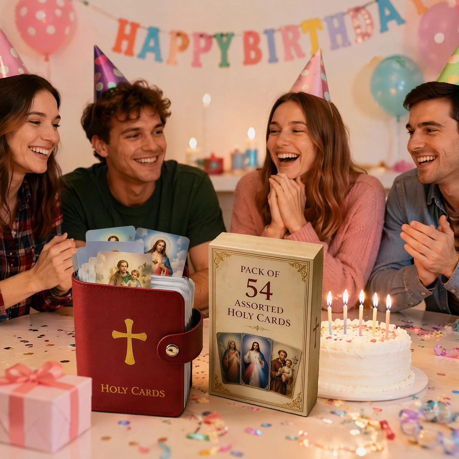 Porta Tarjetas de Oración Versátiles con Cierre a Presión, Mini Carteras para Tarjetas de Santos, Estuches Portátiles para Libretas de Oración/Funerales/Anima/Cruz