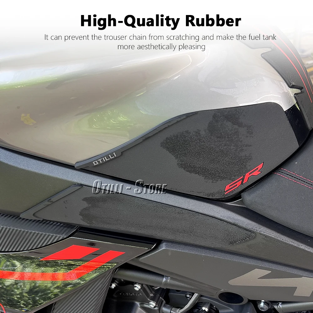 Neue Motorrad Kraftstoff Tank Pads Anti-slip Tankpad Aufkleber Gummi Schutz Aufkleber Für CFMOTO 450 SR 450SR 450sr 450 sr 2022 2023