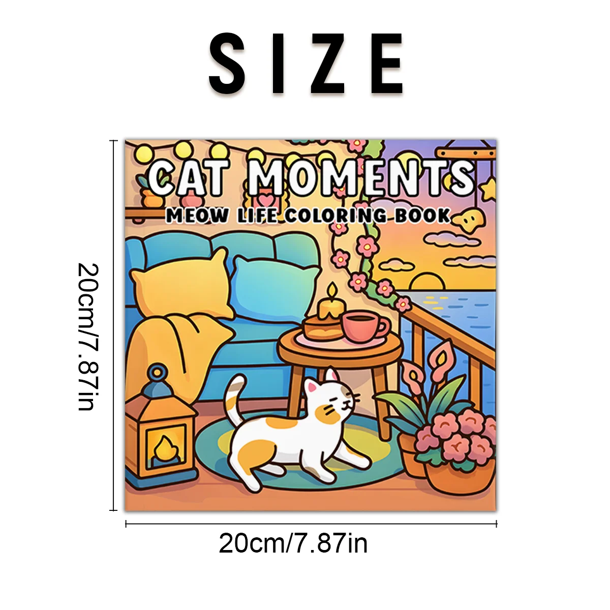 Heartwarming Cat Life Coloring Book - 24 Pages of Fun and Creativity | Picture Book for All Ages